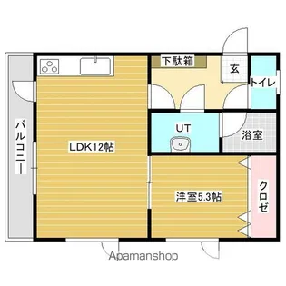 ノースサンライズ【1階】の間取り