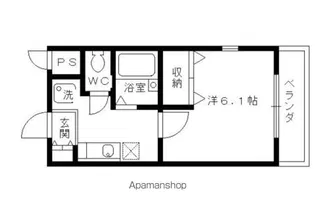カームハウス嵯峨野【205号室】の間取り