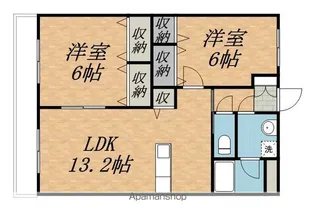 マックスコーポマツイⅡ【203号室】の間取り