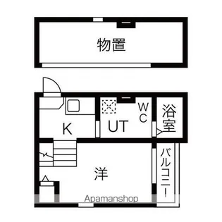 1Kの間取り画像