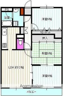 K&K【403号室】の間取り
