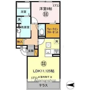 ブリランテ A【1階】の間取り