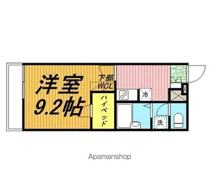 レオパレスソレイユ柏Ⅰ【3階】の間取り