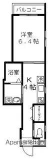 IL REGALO【304号室】の間取り