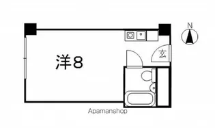 UKENA恵原【3階】の間取り