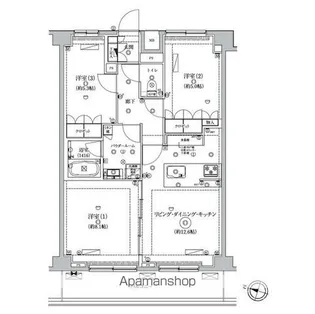 ニューミラ明大前【7階】の間取り