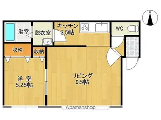 コーポ714【201号室】の間取り