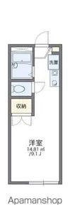 レオパレスあまの【1階】の間取り