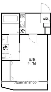 クオーレ宮本【1階】の間取り