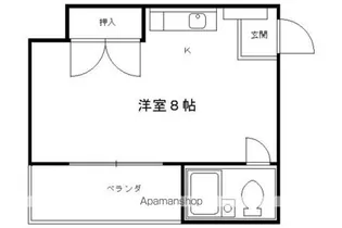 ラビットハイツ【305号室】の間取り