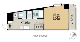 シャルム豊明【601号室】の間取り