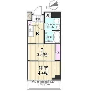 AZEST上板橋Ⅲ【7階】の間取り