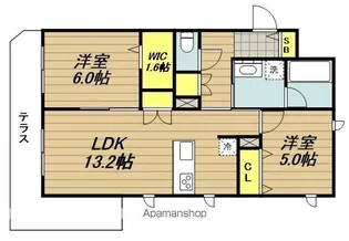 (仮称)川口市元郷6丁目メゾン【1階】の間取り