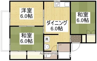 セジュール宮浦【1階】の間取り