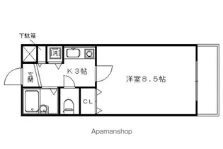 グランデ御池【307号室】の間取り
