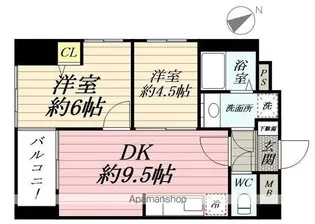モンシャトー鶴見成和【301号室】の間取り