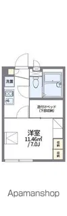 レオパレスマイン シュロス【208号室】の間取り