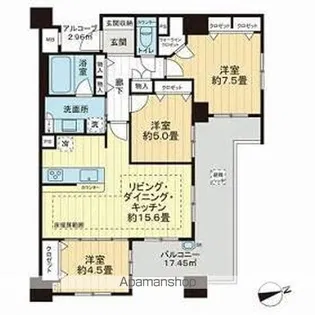 プレサンスロジェ白壁テラス【204号室】の間取り