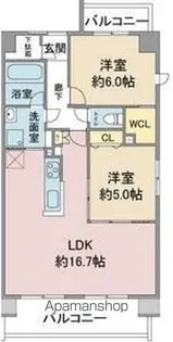 MOTTIⅢ【5階】の間取り