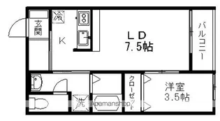 エスポワール【2階】の間取り