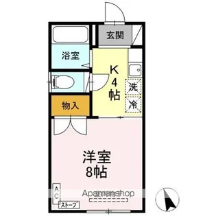 ファミリオII【1階】の間取り