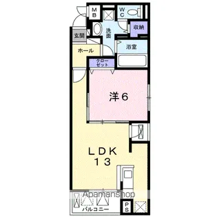 エレガントカーサⅢ【4階】の間取り