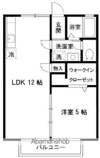 セジュール吉備【202号室】の間取り