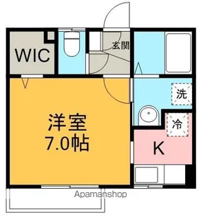 アネシス・ヤマシタ【1階】の間取り