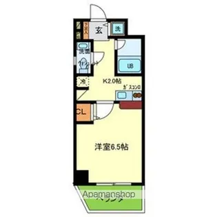 クレイドル西田辺【801号室号室】の間取り