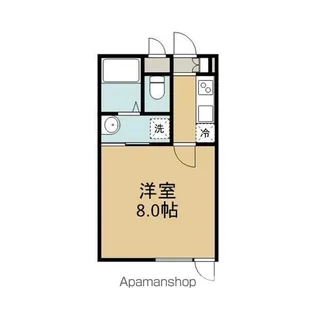 フェリシア行徳【2階】の間取り