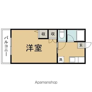 シティハイム一刻館C【205号室】の間取り