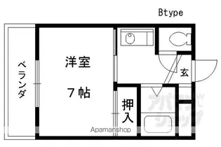 ハイム桃山【306号室】の間取り