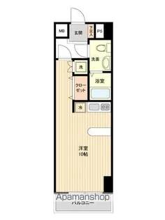 レジディア仙台本町【10階】の間取り