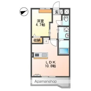 ウイングコート【2階】の間取り