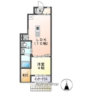 サンテラス神宮【1階】の間取り