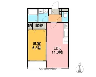 ソブリンハウス【3階】の間取り