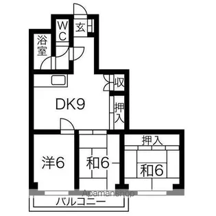 3DKの間取り画像