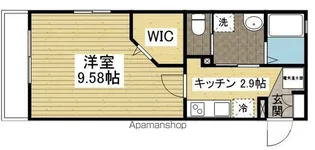 ドミトリー川越Ⅱ【1階】の間取り