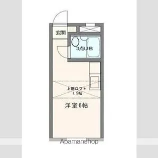 ベルピア六実1ー1【105号室】の間取り