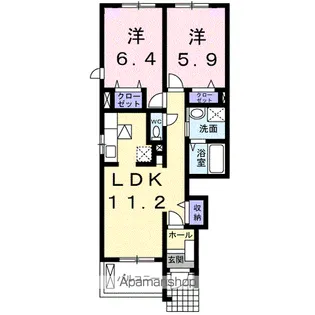ドルチェ・M【1階】の間取り