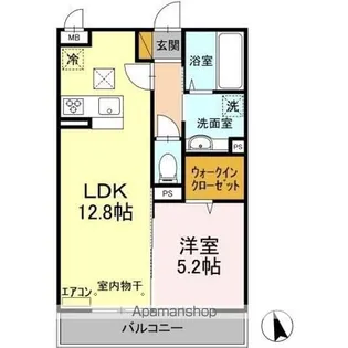 スマイリア西船【1階】の間取り