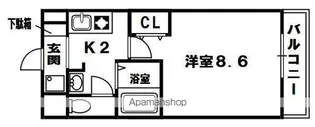 M’PLAZA津田駅前十一番館【6階】の間取り