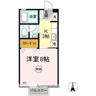 サンハイツ(林町)【2階】の間取り