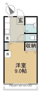 サンプリオールⅡ【106号室】の間取り