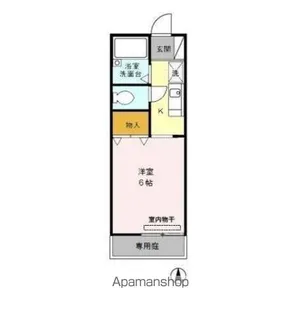 セジュール西春【1階】の間取り