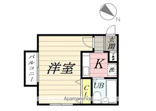 コーポテル【2階】の間取り