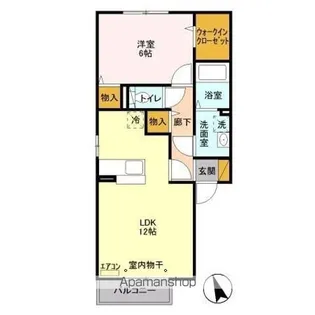 クレストパーク E【2階】の間取り