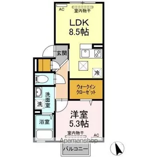 ポートY【1階】の間取り
