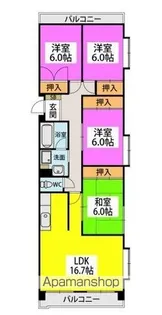 エサキ南ビル【201号室】の間取り