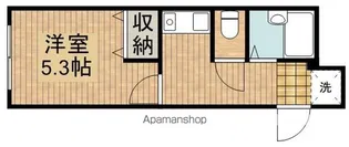 マーベラス川越・郭町【105号室】の間取り